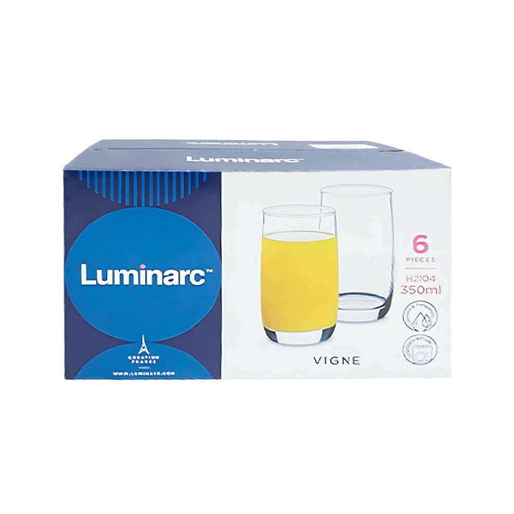 GLASS LUMINARC VIGNE H2104 (Pack 6)