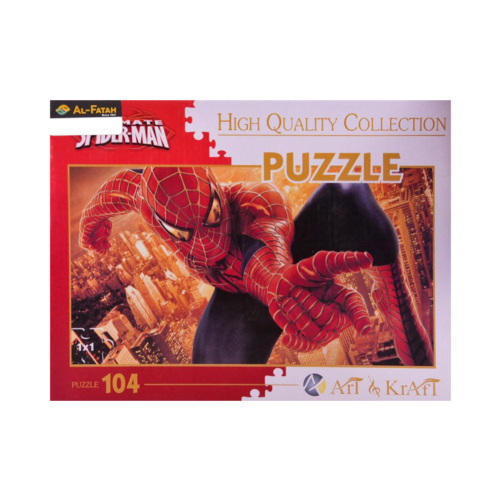 19932 SPIDER MAN PUZZLE 104PC SET H.T (3+ YEAR)
