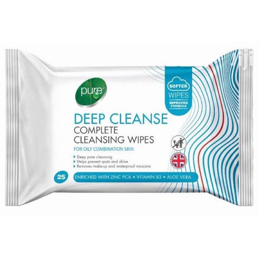 PURE FACE DEEP CLEANSE  WIPES 25S
