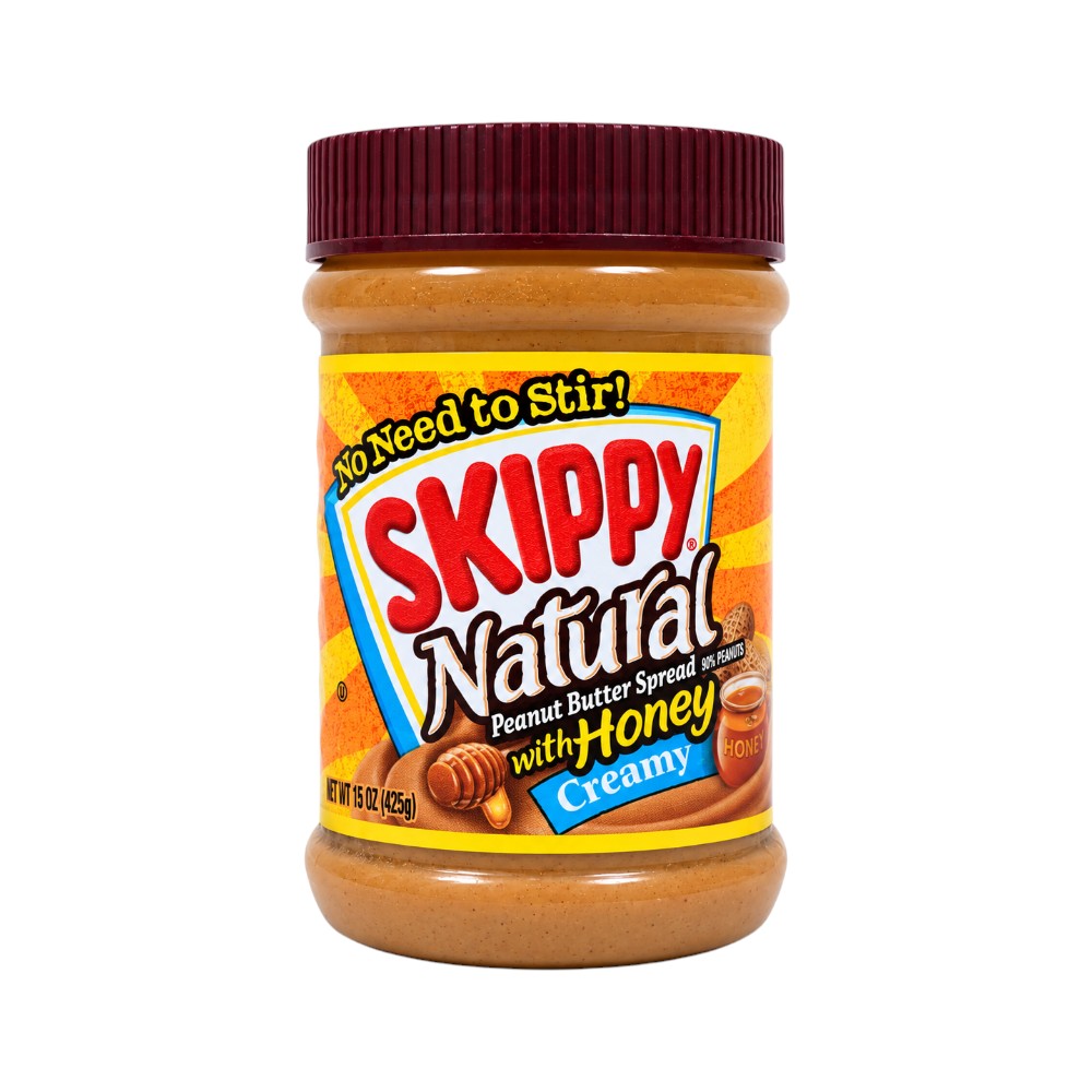 SKIPPY SPREAD PEANUT BUTTER CREAMY WITH HONEY 425 GM