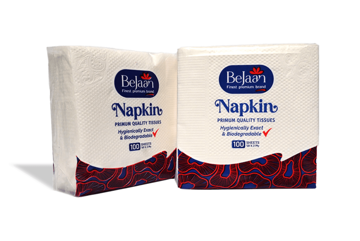 BE JAAN NAPKIN PLAIN 50X2 PLY