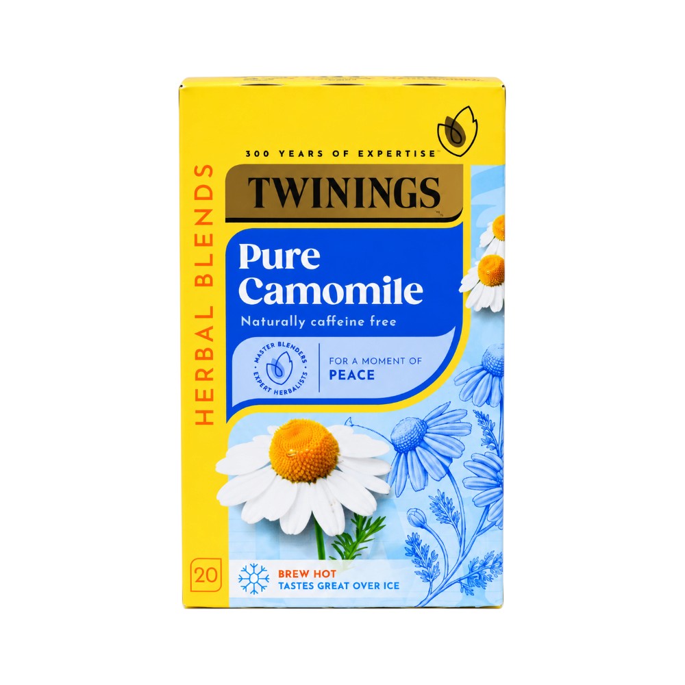 TWININGS TEA PURE CAMOMILE 20 BAGS 30 GM