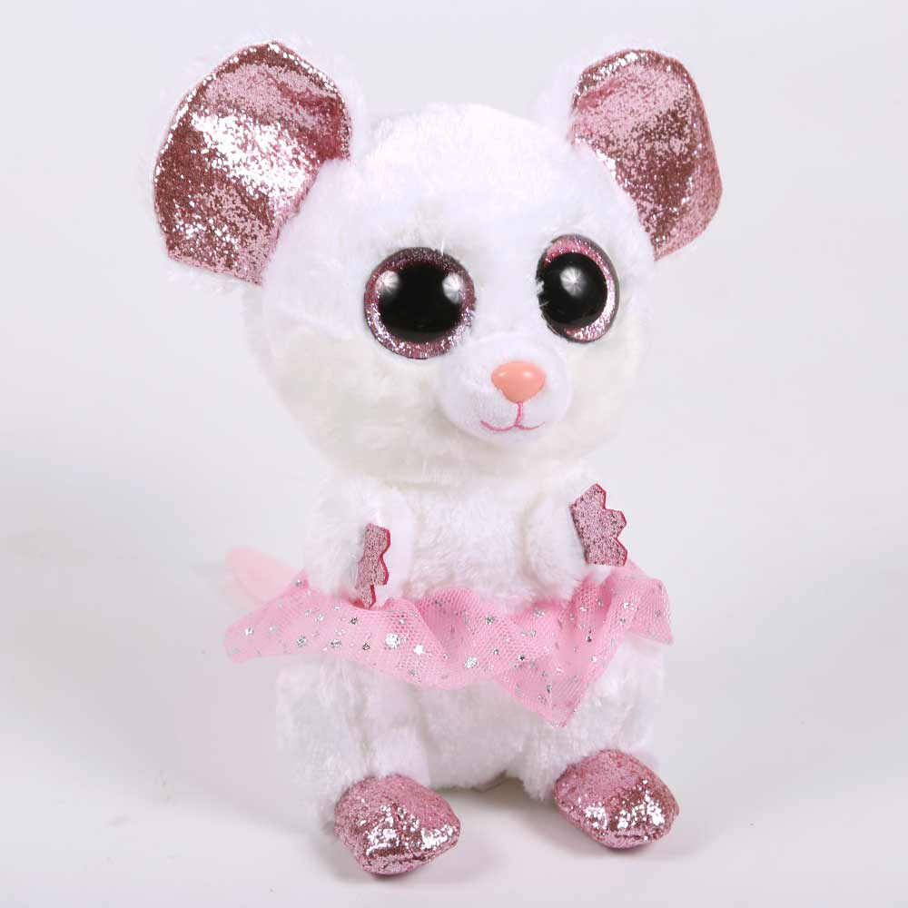 36365 BEANIE BOOS MOUSE NINA BALERINA WHITE D