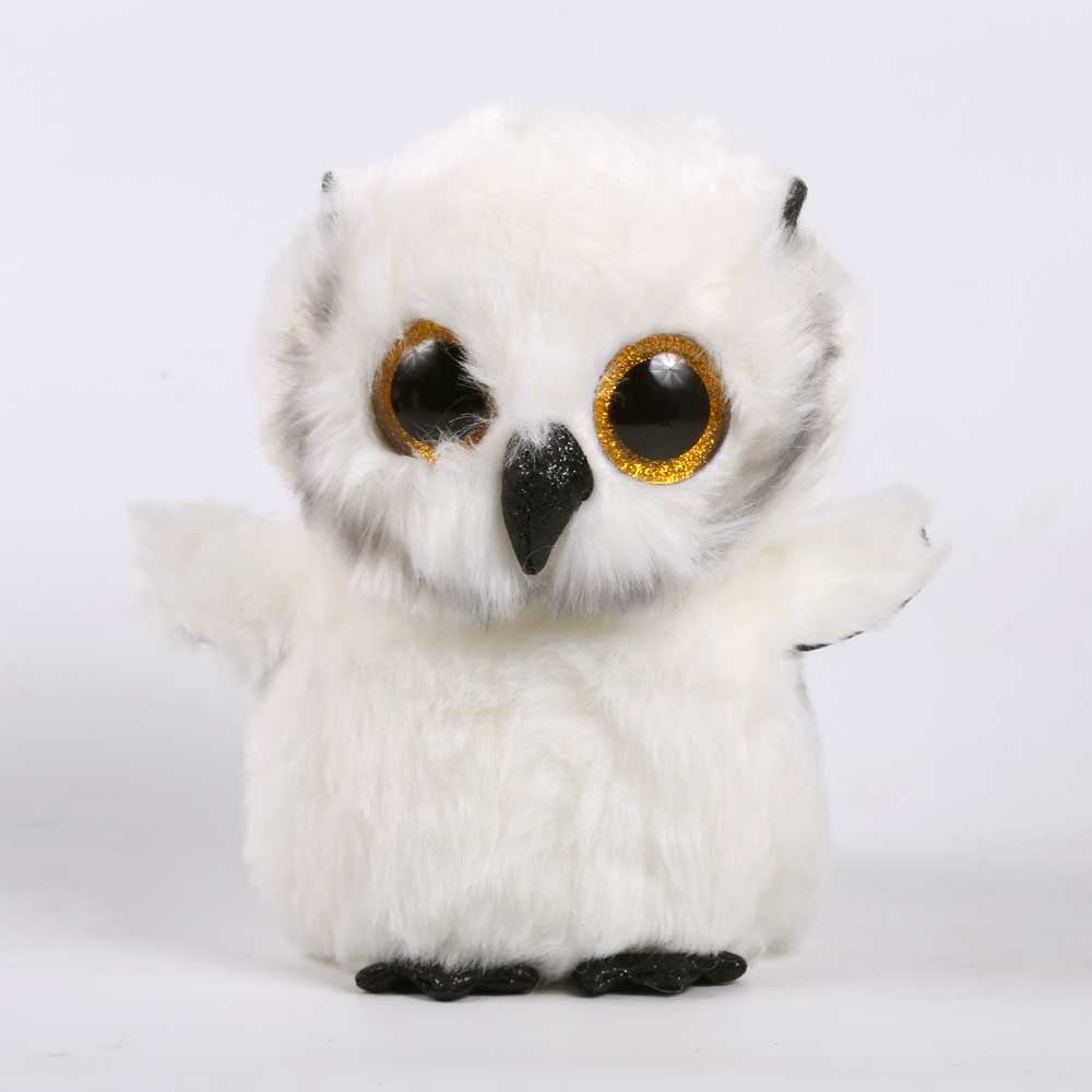 36480 BEANIE BOOS OWL AUSTIN WHITE MED D