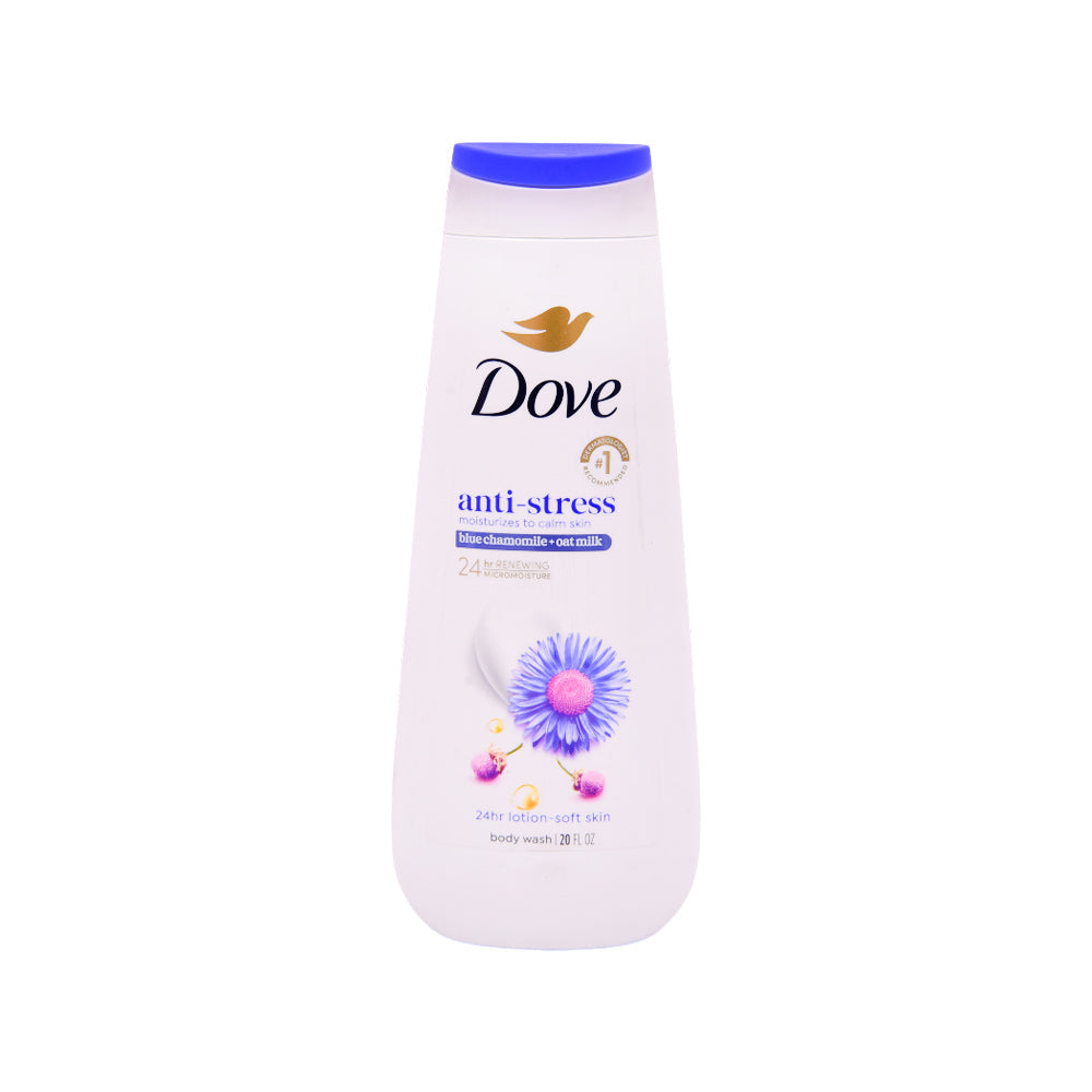 DOVE BODY WASH ANTI STRESS BLUE CHAMOMILE OAT MILK 591 ML