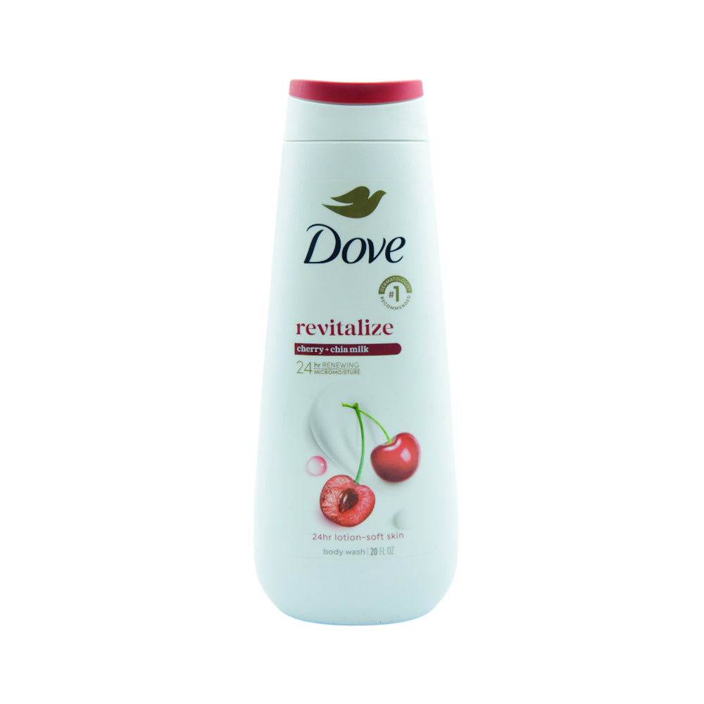 DOVE BODY WASH REVITALIZANTE CHERRY & CHIA MILK 591 ML