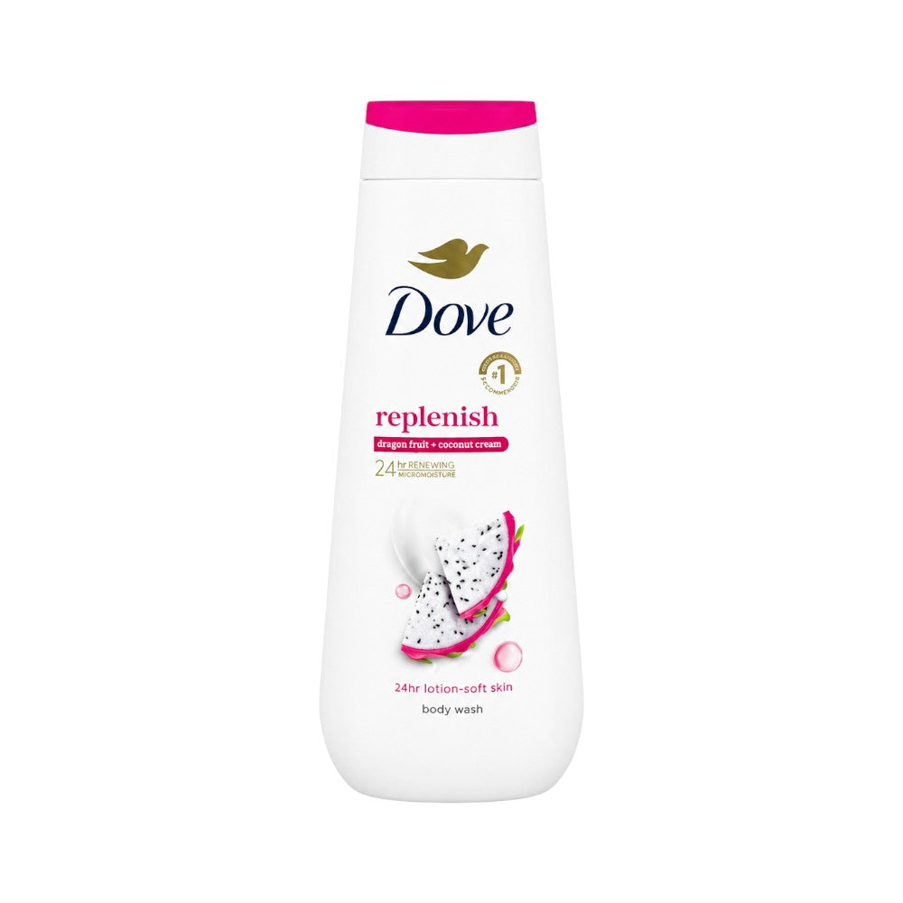 DOVE BODY WASH REPLENISH DRAGON FRUIT+COCONUT CREAM 591 ML