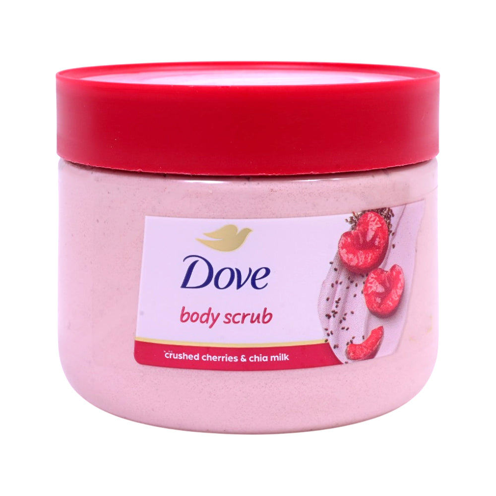 DOVE BODY SCRUB CRUSHED CHERRIES & CHIA MILK 425 GM