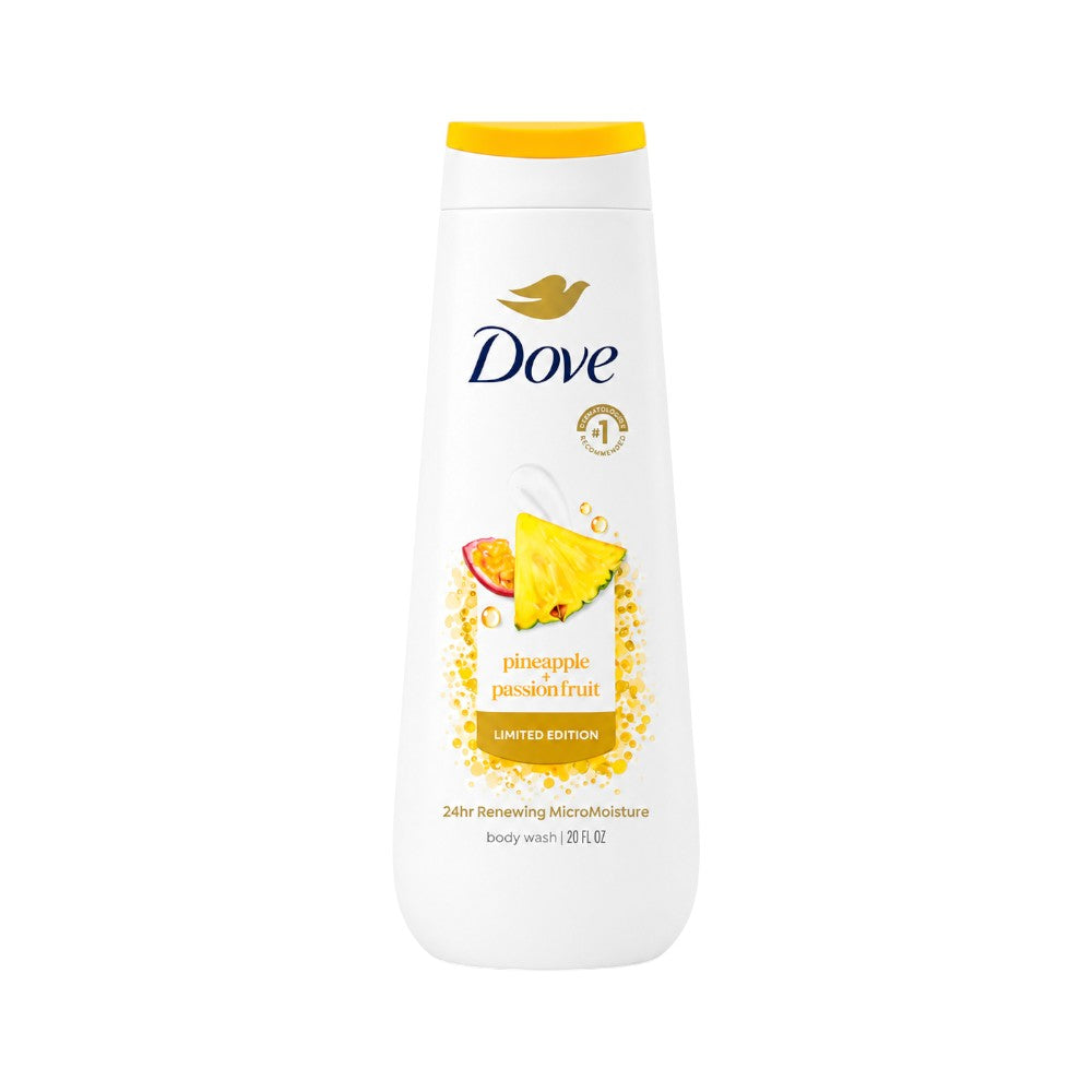 DOVE BODY WASH PINEAPPLE+PASSION FRUIT 591 ML