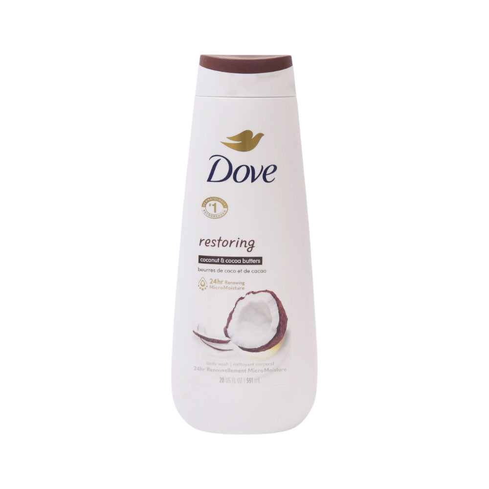 DOVE BODY WASH PURELY PAMPERING COCONUT MILK 591 ML
