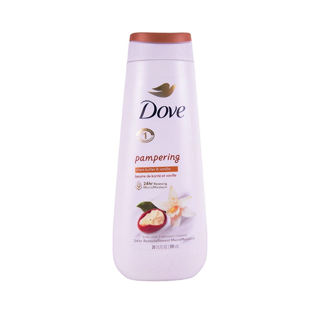 DOVE BODY WASH PURLEY PAMPERING SHEA BUTTER 591 ML