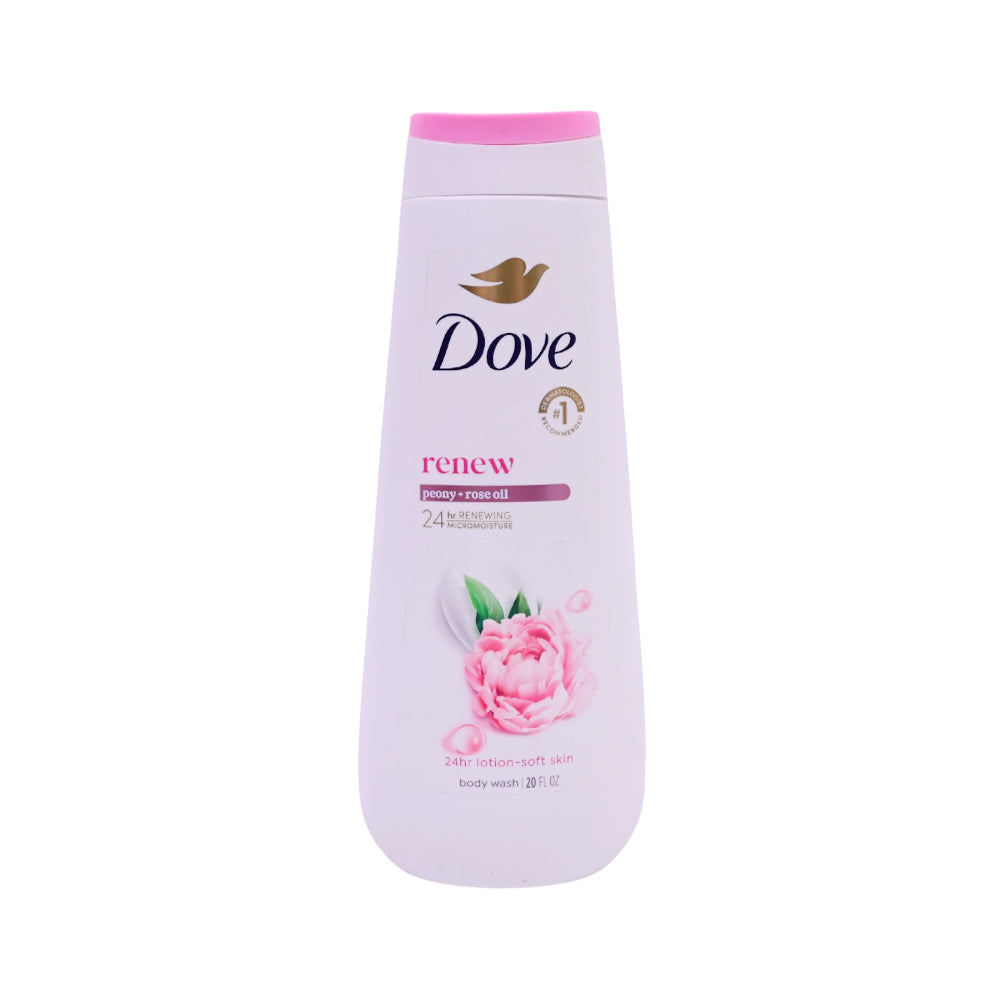 DOVE BODY WASH RENEW PEONY & ROSE OIL 591 ML