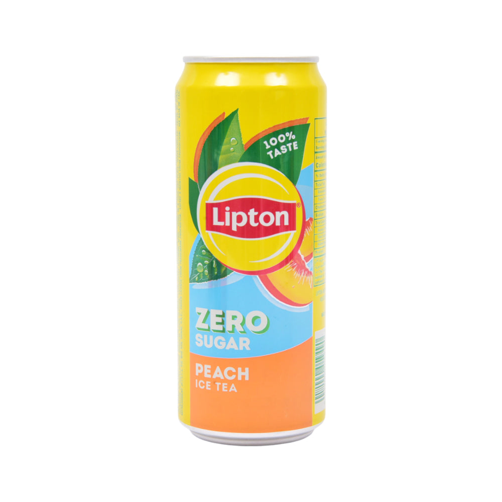 LIPTON PEACH ICE TEA TIN ZERO SUGAR 320 ML