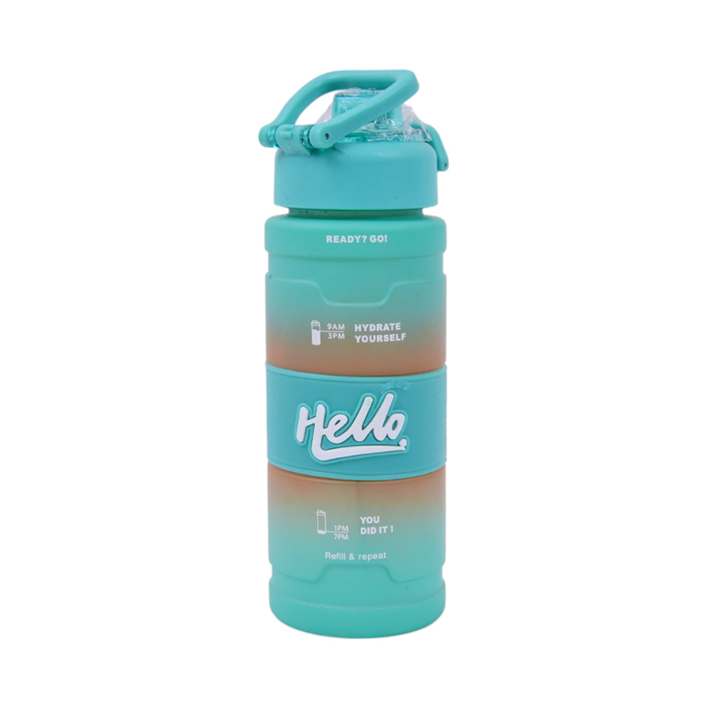 A2417 PP HELLO GRIP MIX COLOR WATER BOTTLE 800ML