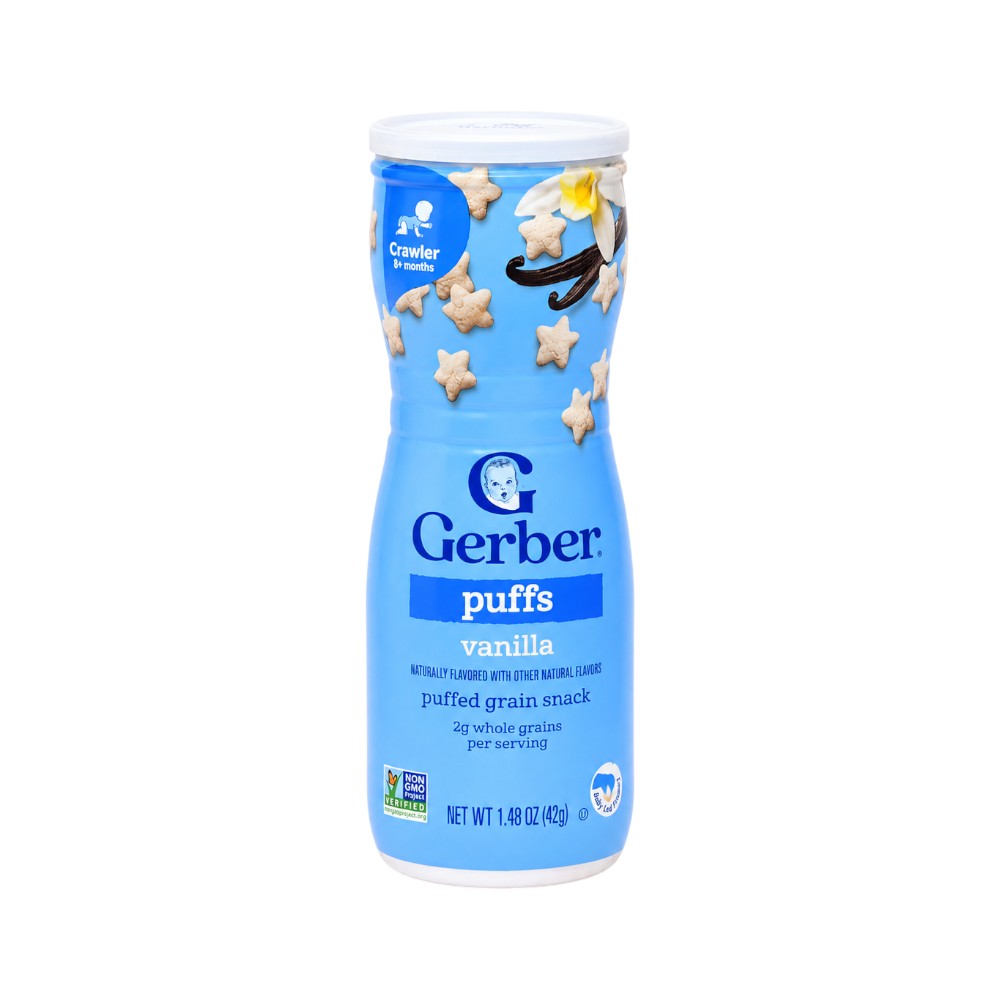 GERBER PUFFS CEREAL SNACK VANILLA 42 GM