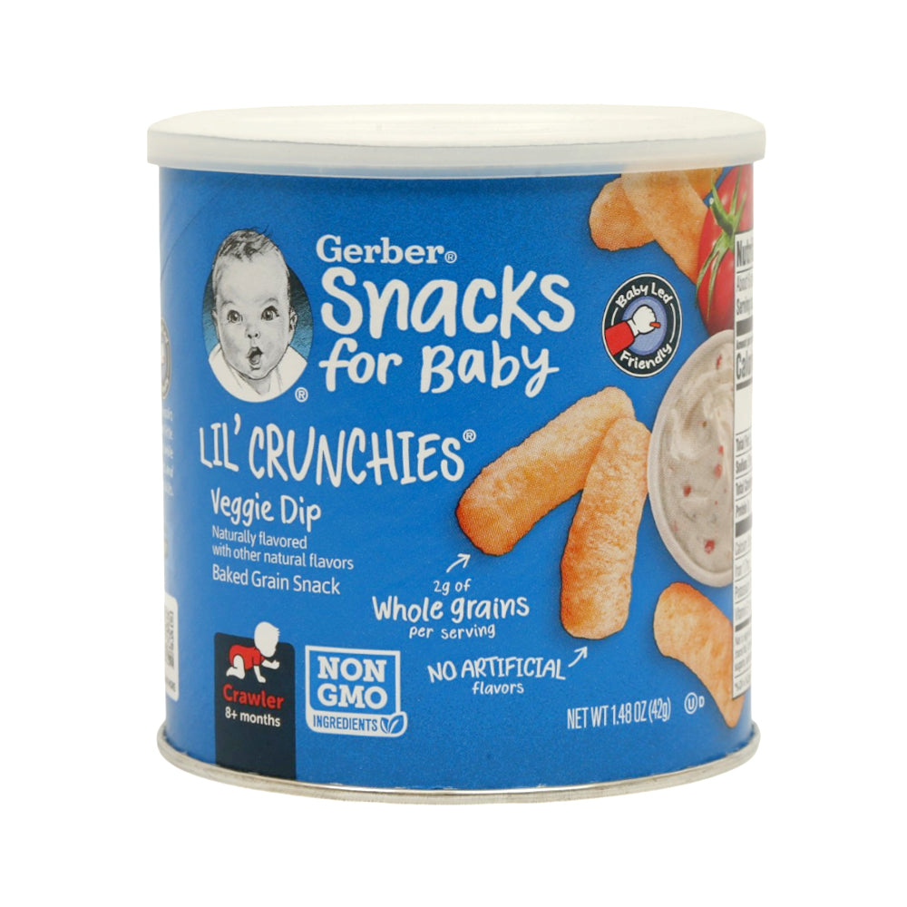 GERBER LIL CRUNCHIES VEGGIE DIP 42 GM