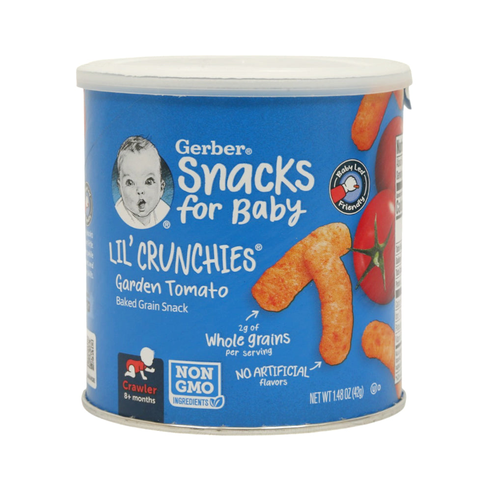 GERBER LIL CRUNCHIES GARDEN TOMATO 42 GM