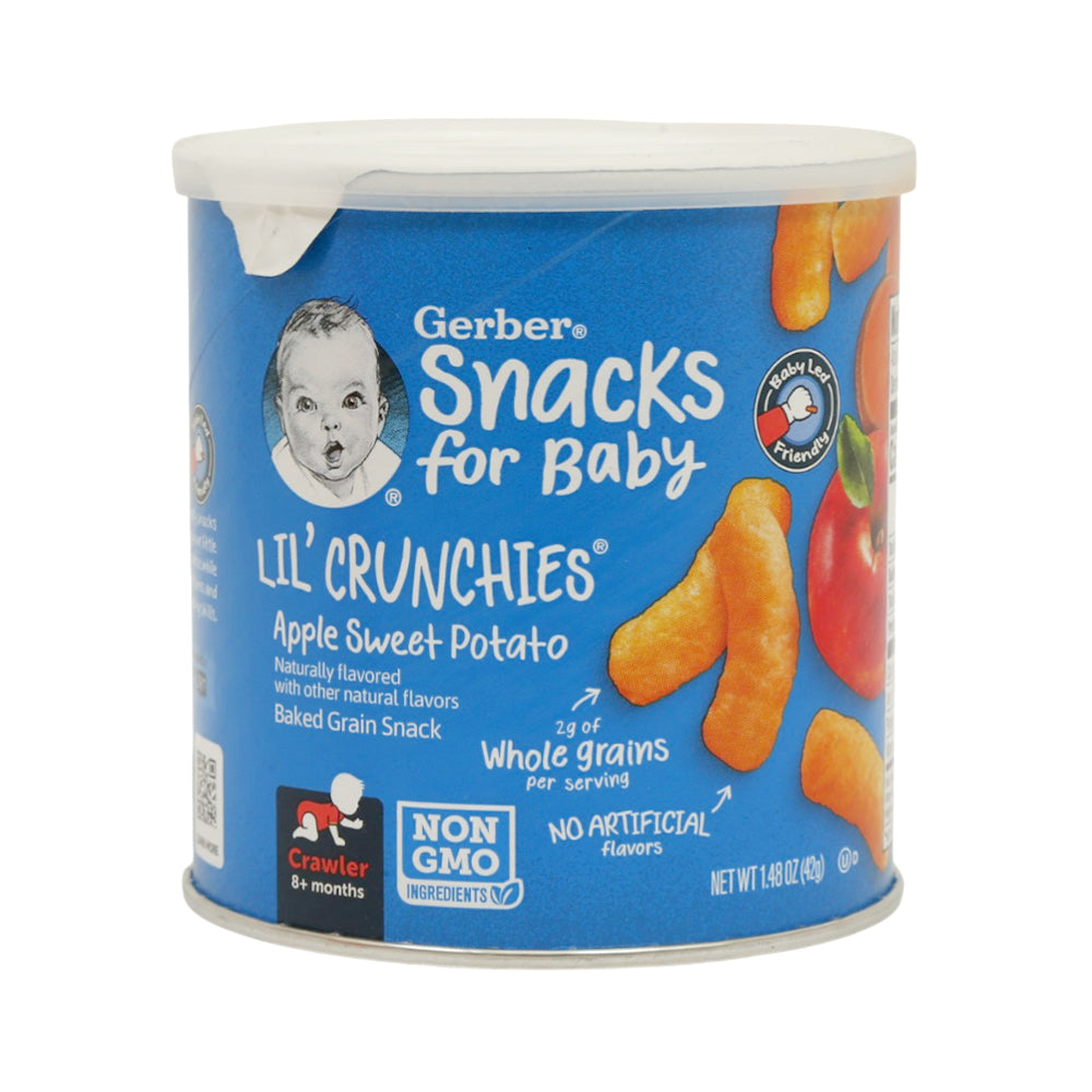 GERBER GRADUATES CRUNCHIES APPLE AND SWEET POTATO 42 GM