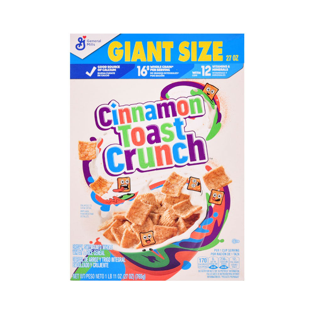 GENERAL MILLS CEREAL CINNAMON TOAST CRUNCH 765G