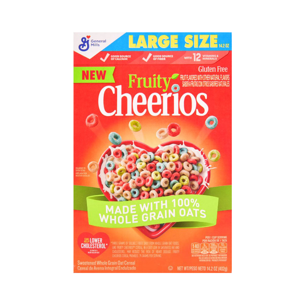 GENERAL MILLS CEREAL FRUITY CHEERIOS LARGE 402 GM