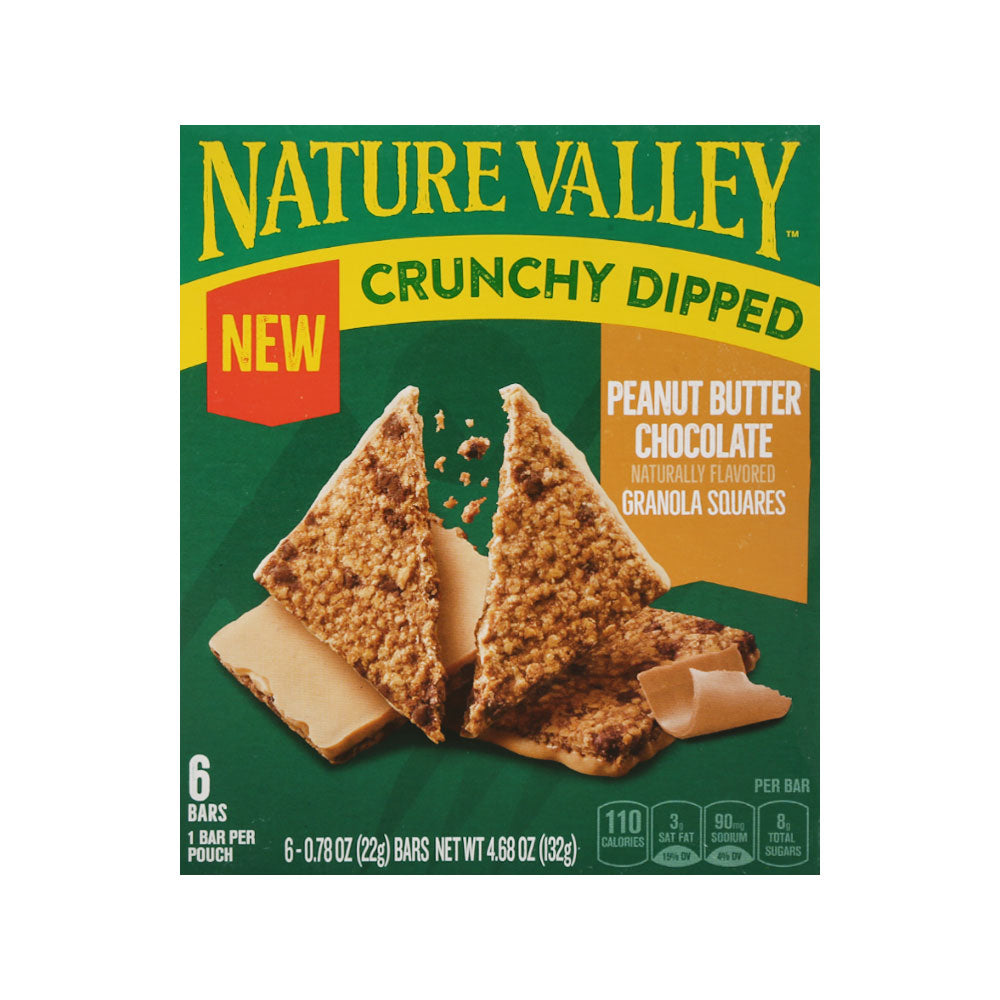 NATURE VALLEY CRUNCHY DIPPED PEANUT BUTTER CHOCO 132 GM