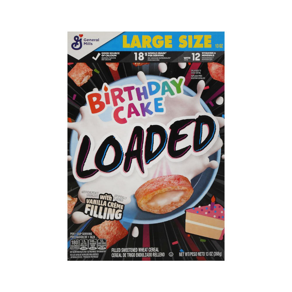 GENERAL MILLS CEREAL BIRTHDAY CAKE LOADED 368 GM