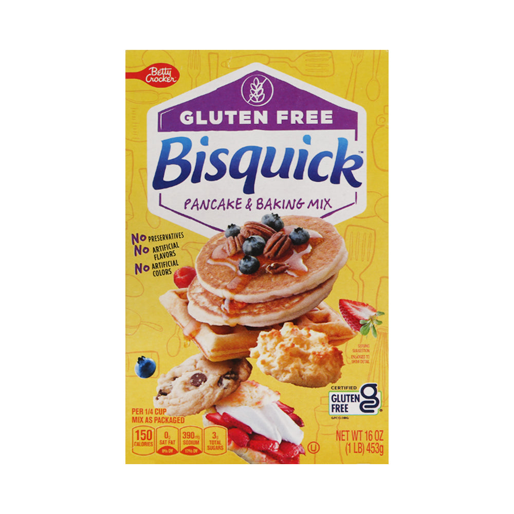 BETTY CROCKER BISQUICK PANCAKE BAKING MIX POWDER 453 GM – Al-Fatah