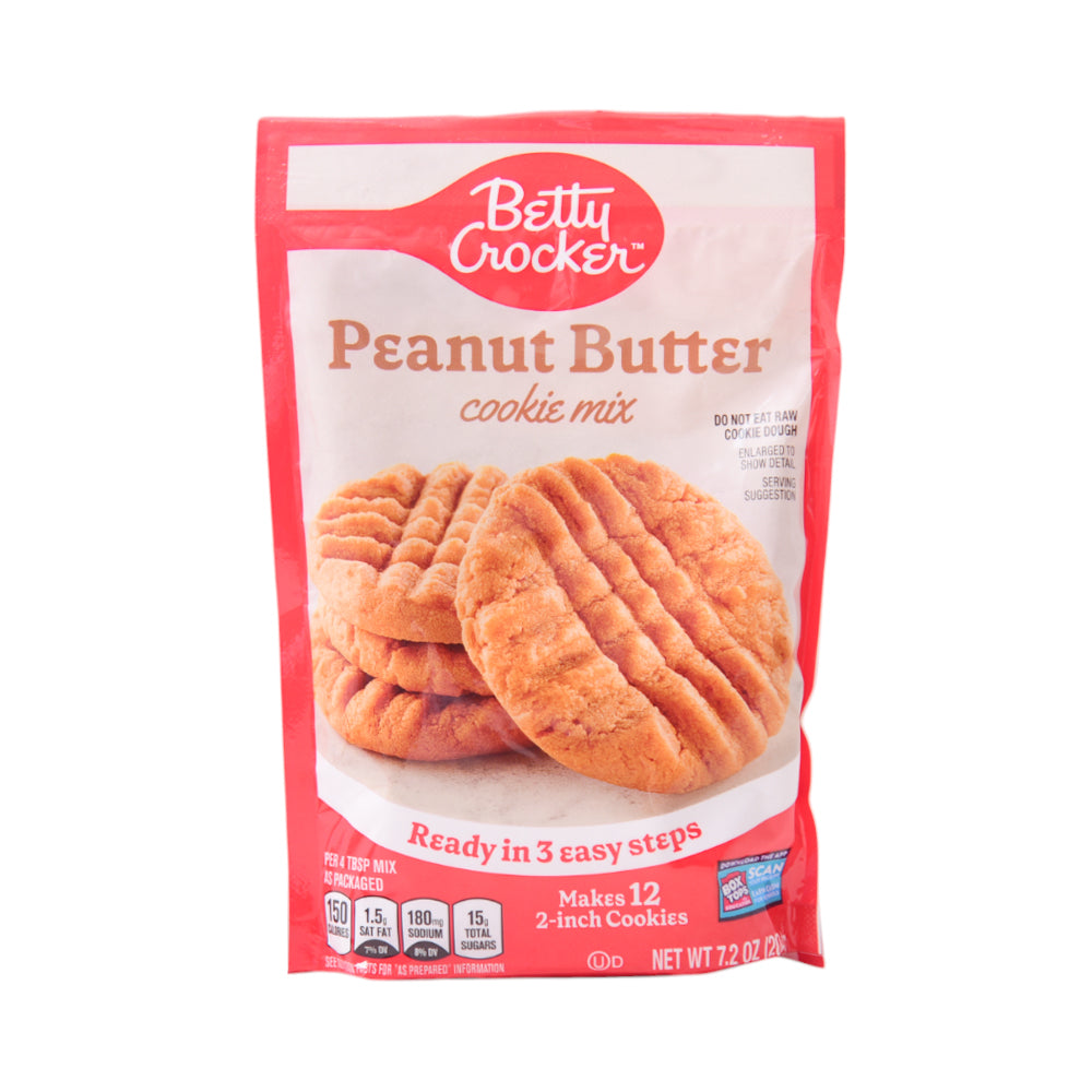 BETTY CROCKER PEANUT BUTTER COOKIE MIX 204G