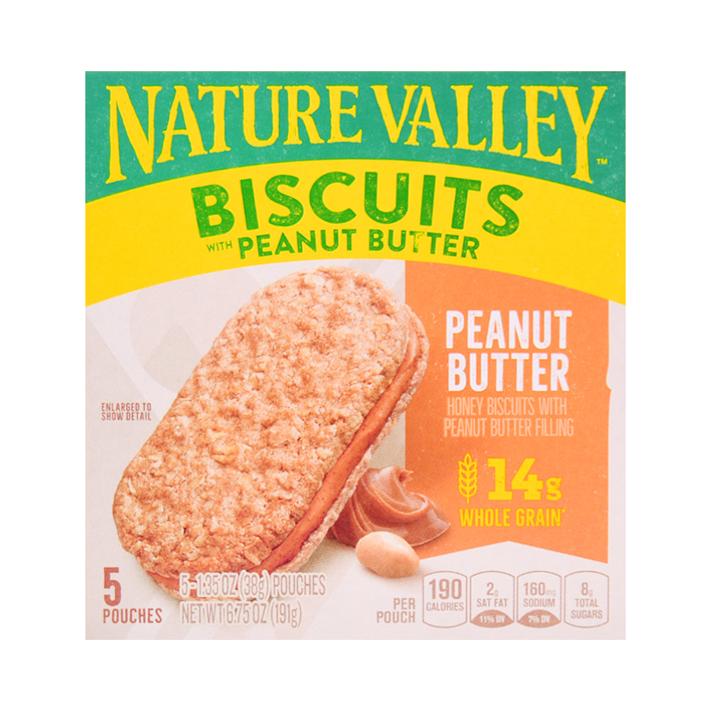 NATURE VALLEY BISCUIT HONEY PEANUT BUTTER 191 GM BASIC