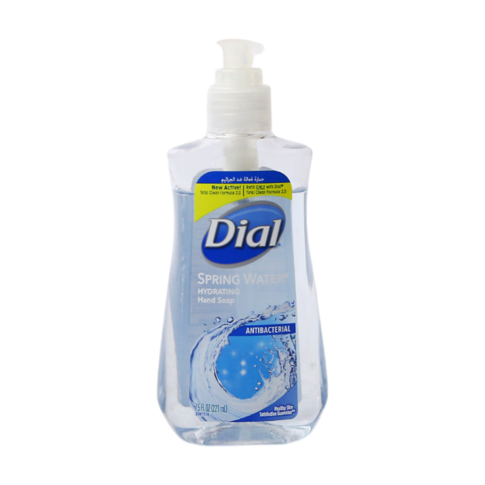 DIAL LIQUID HAND SOAP ANTI BACTERIAL SPRING WATER 221 ML