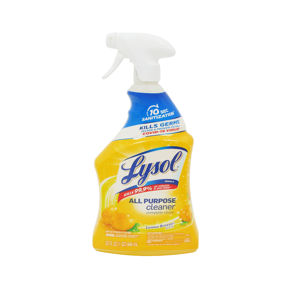 LYSOL CLEANER ALL PURPOSE LEMON BREEZE SCENT 946 ML