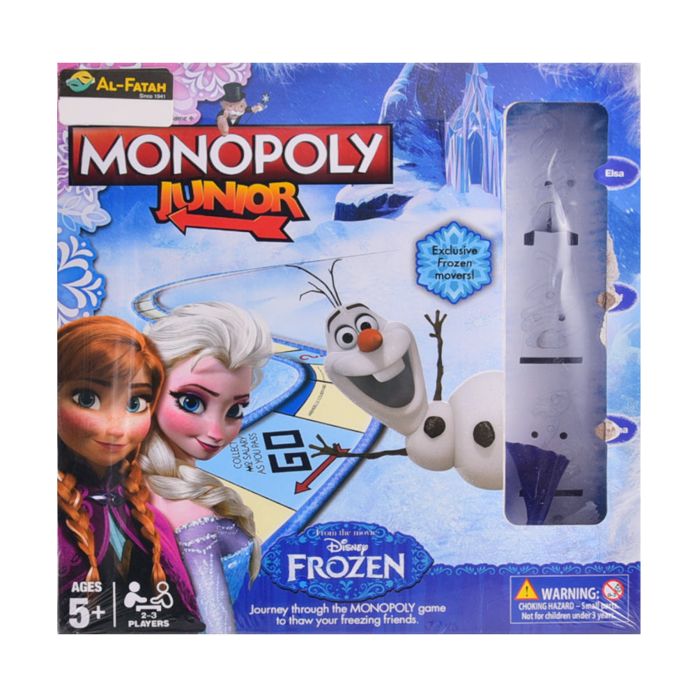 55511 DISNEY FROZEN MONOPOLY JUNIOR GAME A.I