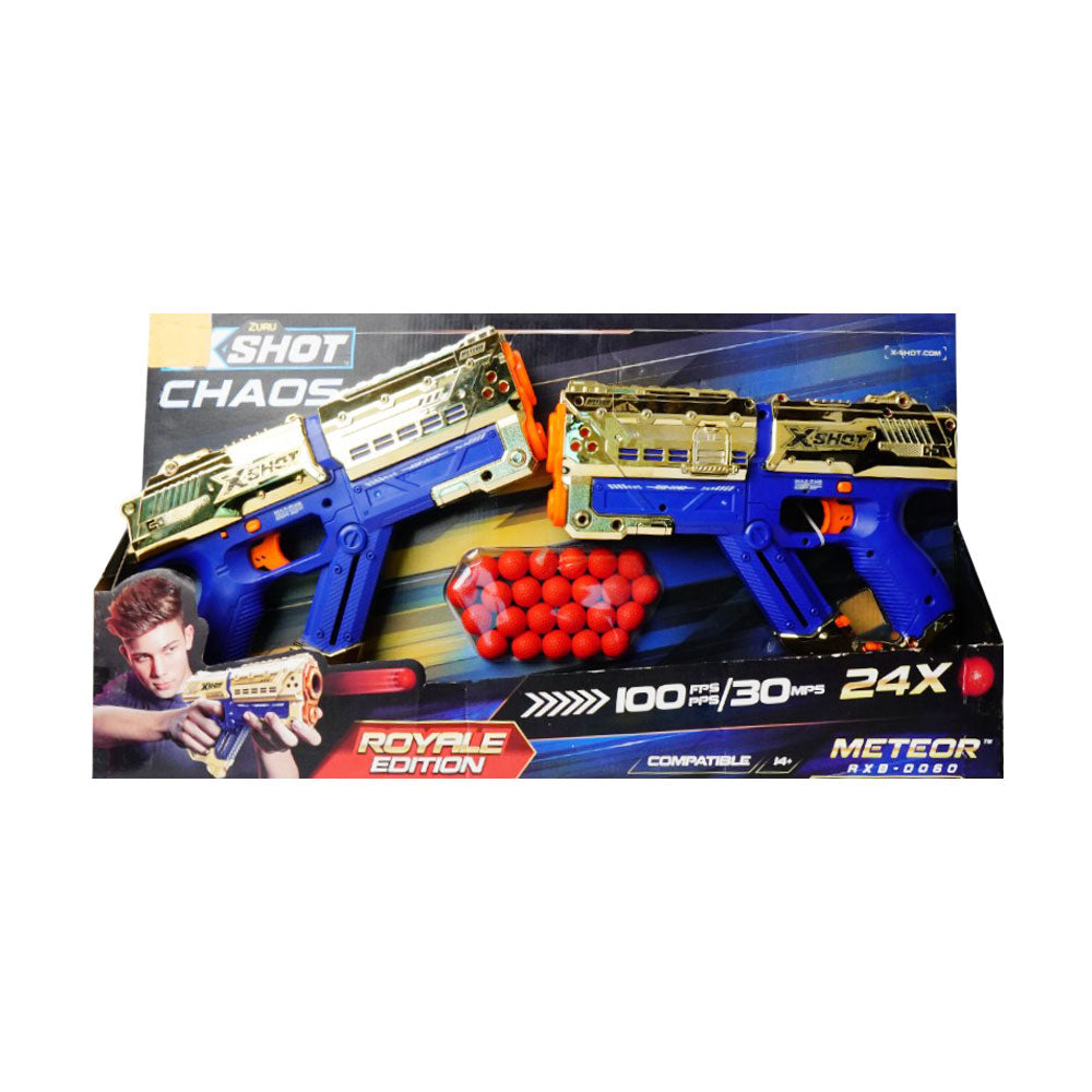 36419 ZURU X-SHOT 2PC GUN SOFT BULLET (14+ YEAR) AKDM