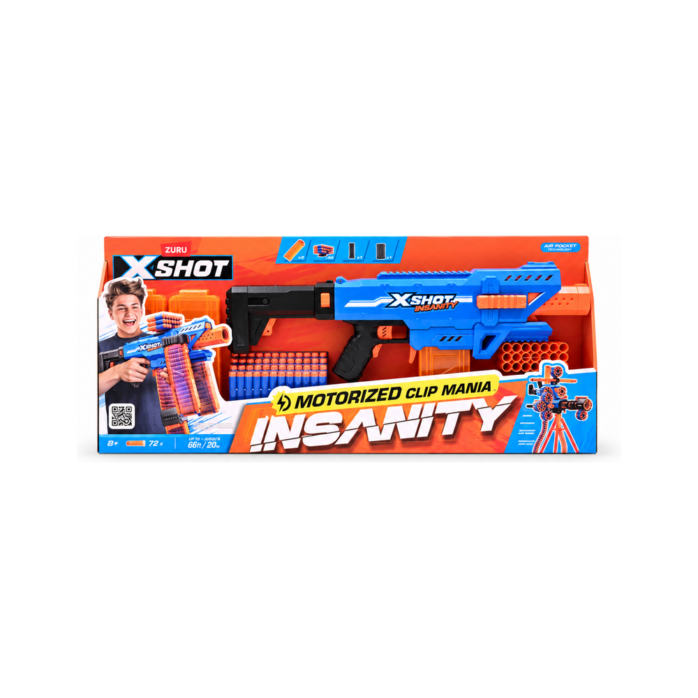36786 X-SHOT ATTACK MANIA INSANITY GUN A.I