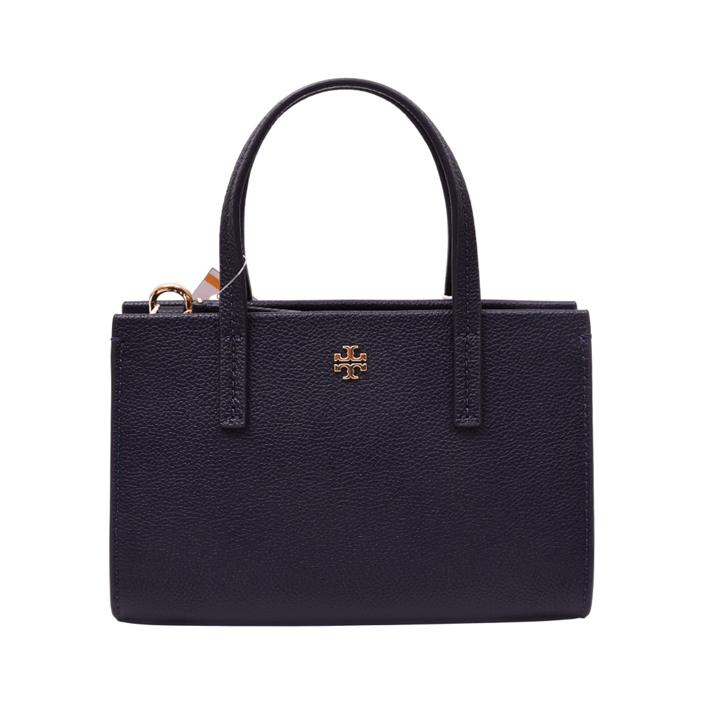 TORY BURCH MINI TOTE STYLE TORY NAVY SIZE OS