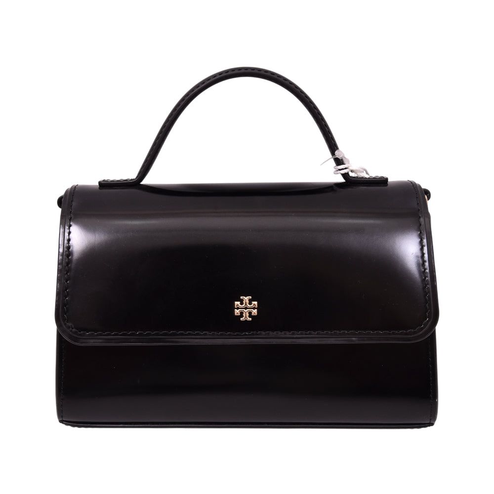 TORY BURCH EMERSON SMOOTH BLACK SIZE OS