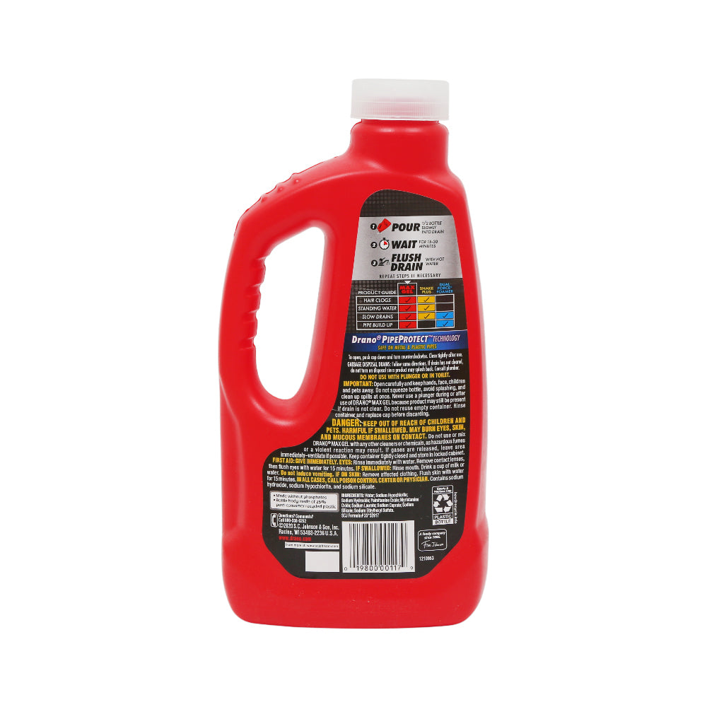 SC JOHNSON DRANO DRAIN CLEANING MAX GEL 946 ML