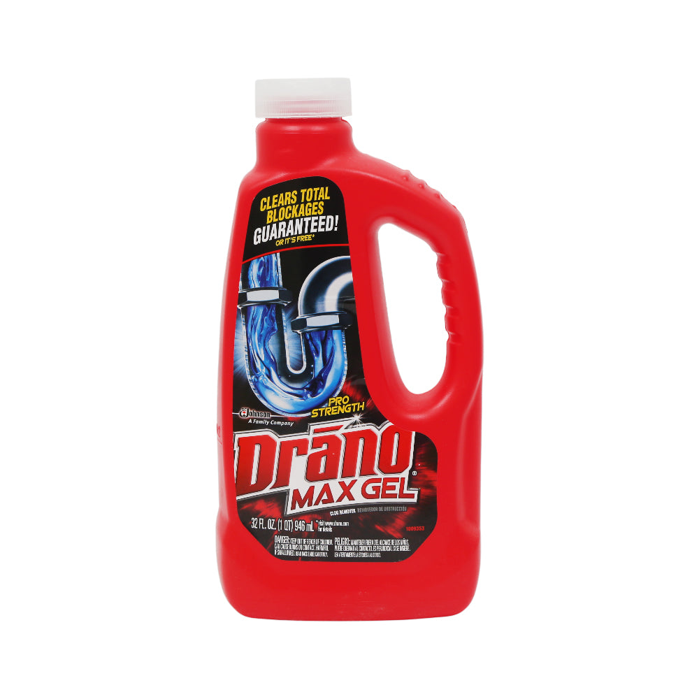 SC JOHNSON DRANO DRAIN CLEANING MAX GEL 946 ML