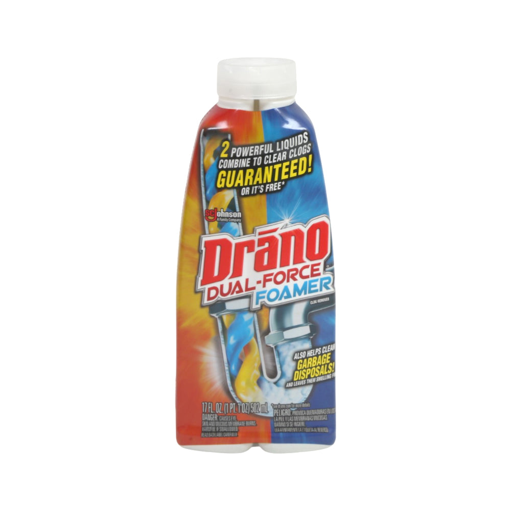 SC JOHNSON DRANO CLEANER DUAL FORCE FOAMER 502 ML