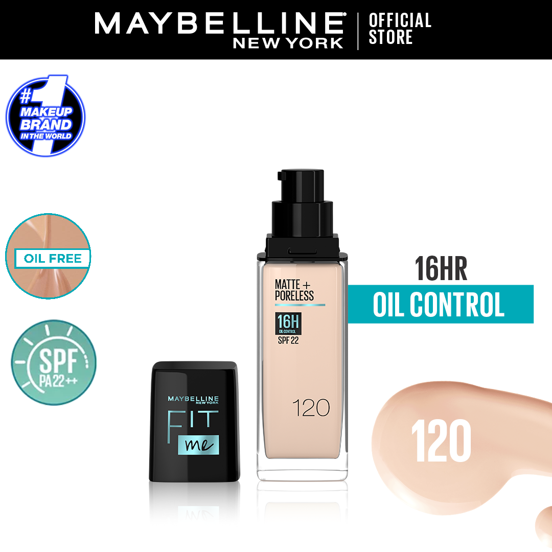 MAYBELLINE PRIMER FIT ME FOUNDATION MATTE & PORELESS SPF 120