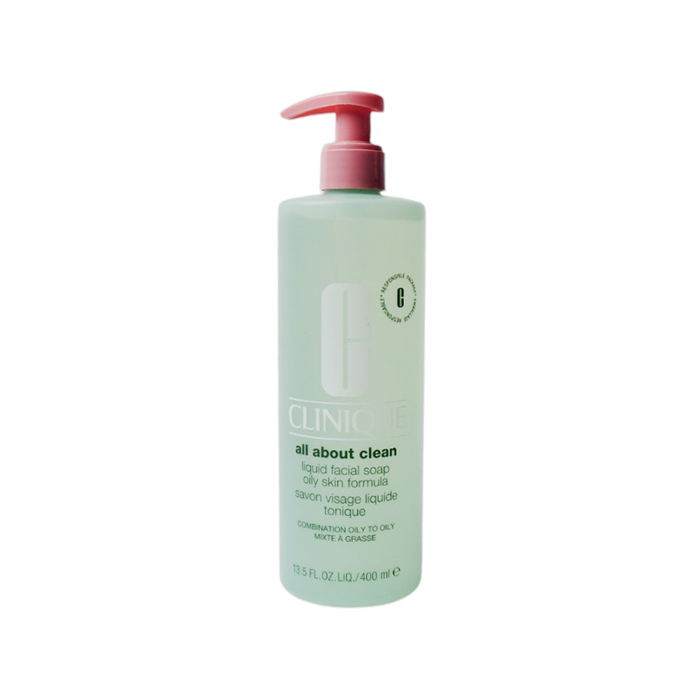 CLINIQUE LIQUID FACIAL SOAP OI L SKIN FORMULA 400 ML