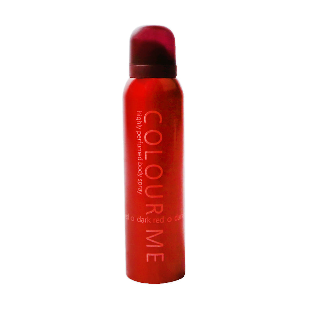 COLOUR ME BODY SPRAY DARK RED 150 ML