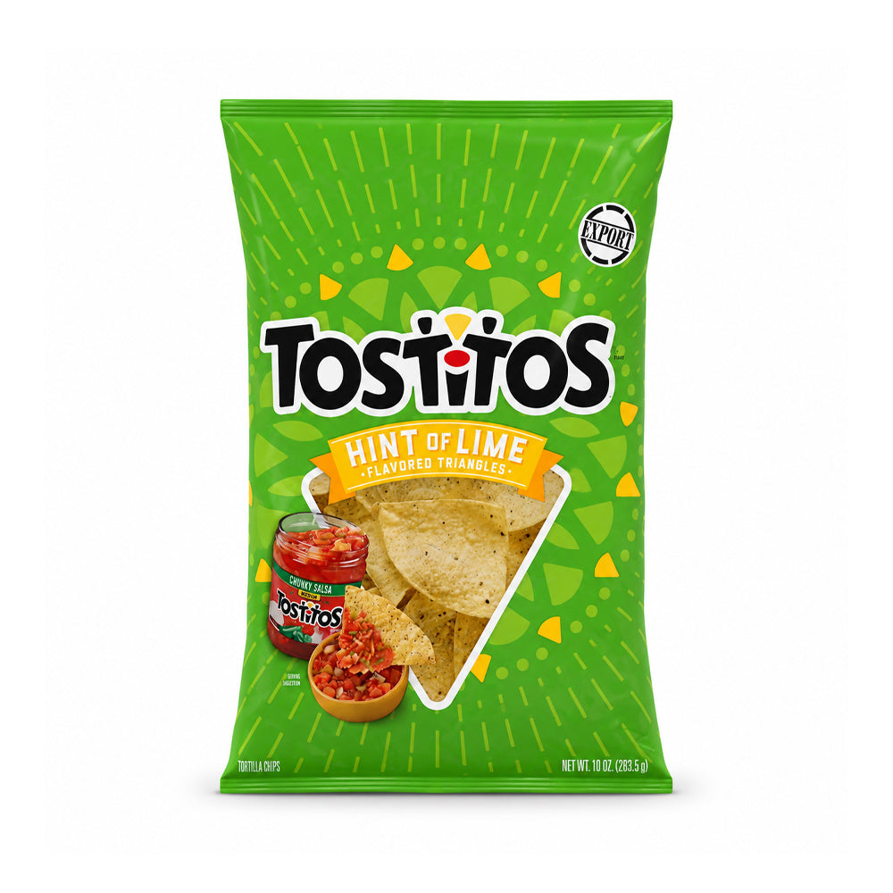 TOSTITOS CHIPS HINT OF LIME 283.5 GM