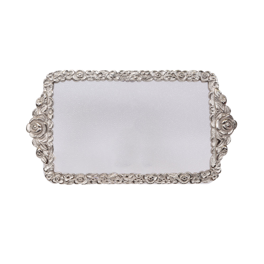 TRAY ACRYLIC SILVER SMALL 2001