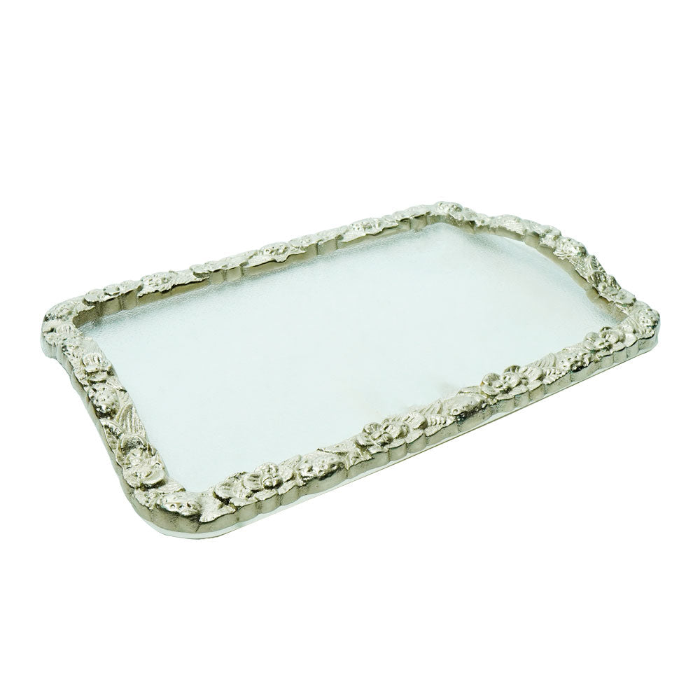TRAY ACRYLIC SILVER SMALL 2003