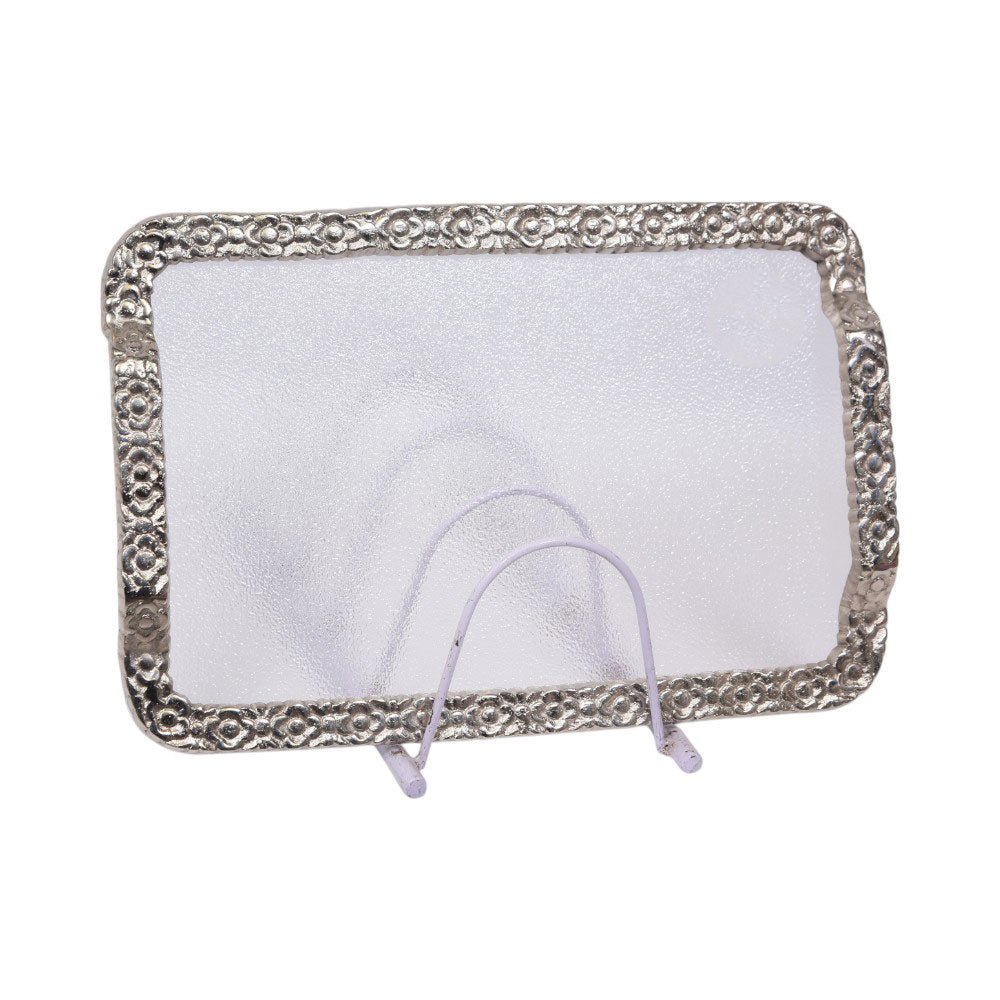 TRAY ACRYLIC SILVER SMALL 2005