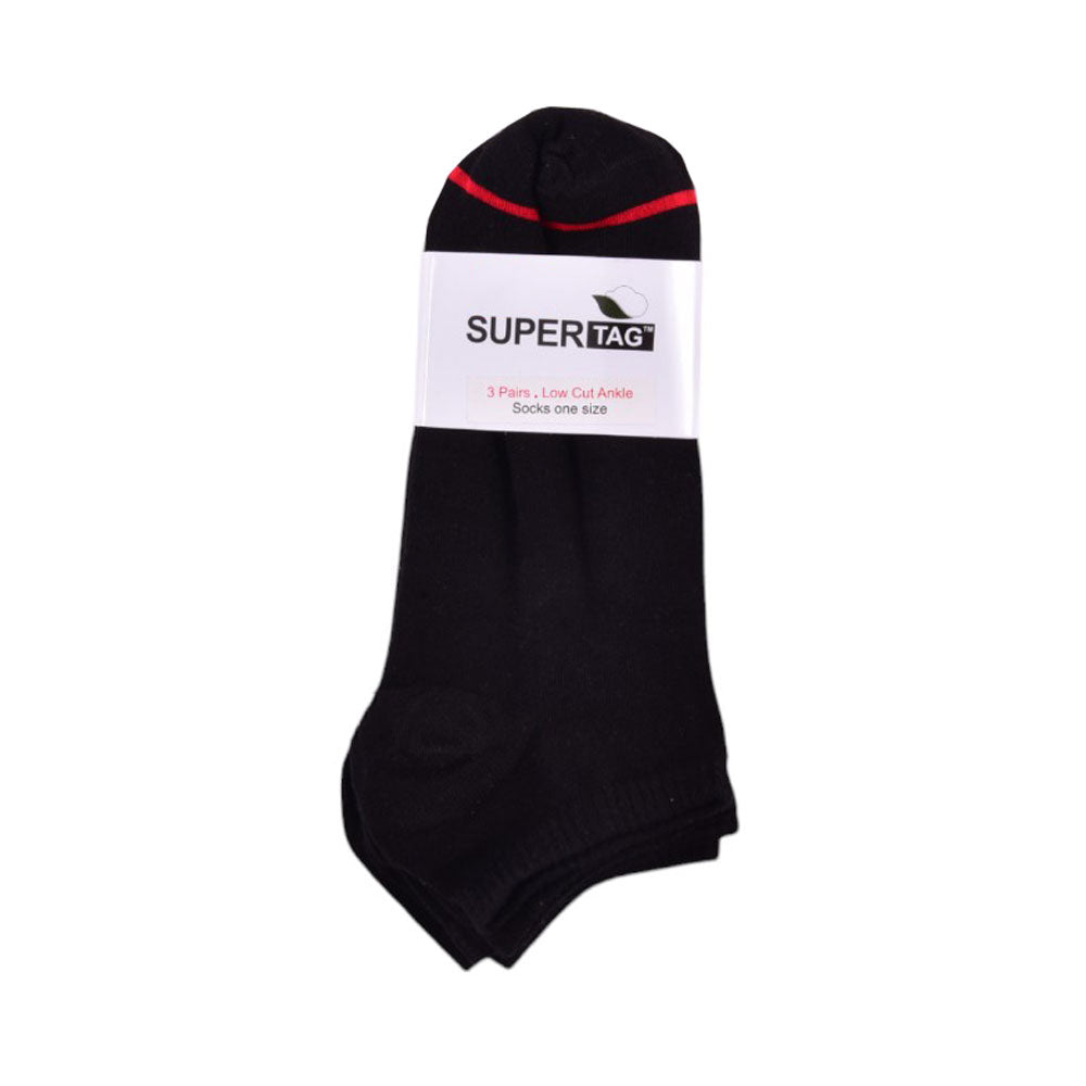 SUPER TAG ANKLE SOCKS 3P-24