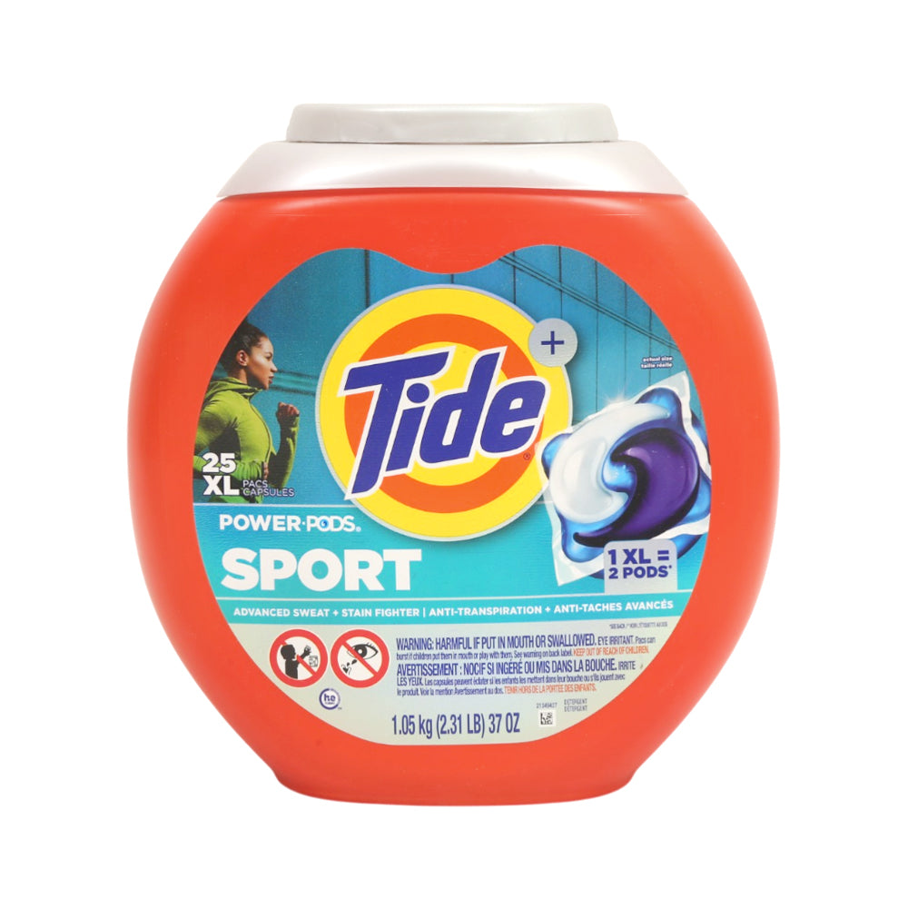 TIDE POWER PODS FEBREZE ACTIVE FRESH ODOR 25 CAPS 1.21 KG