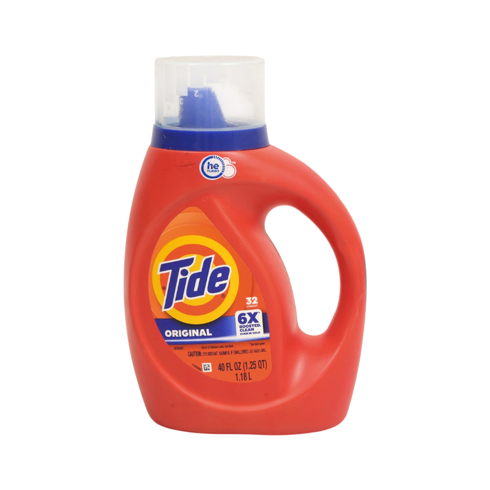 TIDE WASHING LIQUID ORIGINAL 6X BOOSTED 1.18 LTR