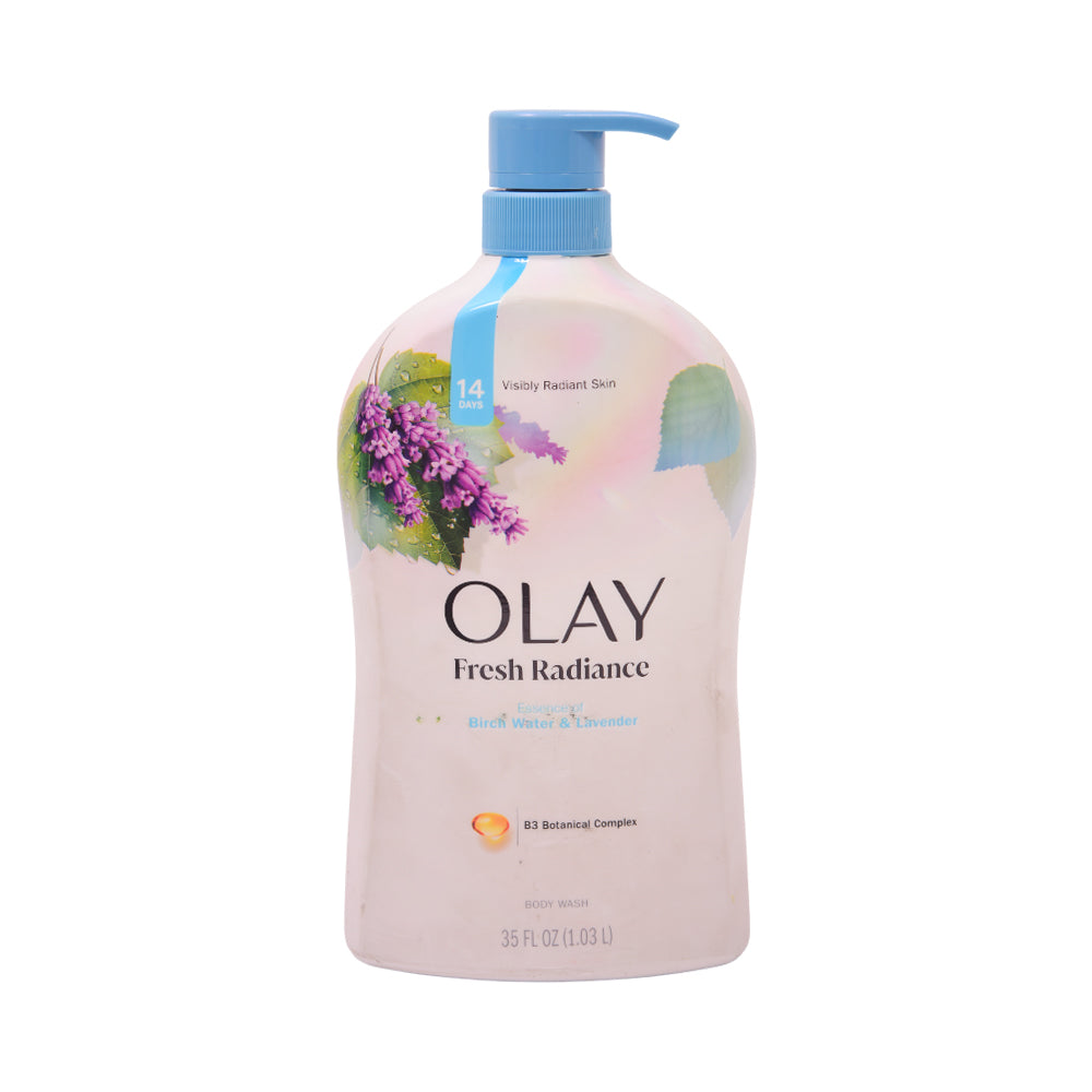 OLAY BODY WASH RADIANT BIRCH WATER& LAVENDOR 1.03 LTR